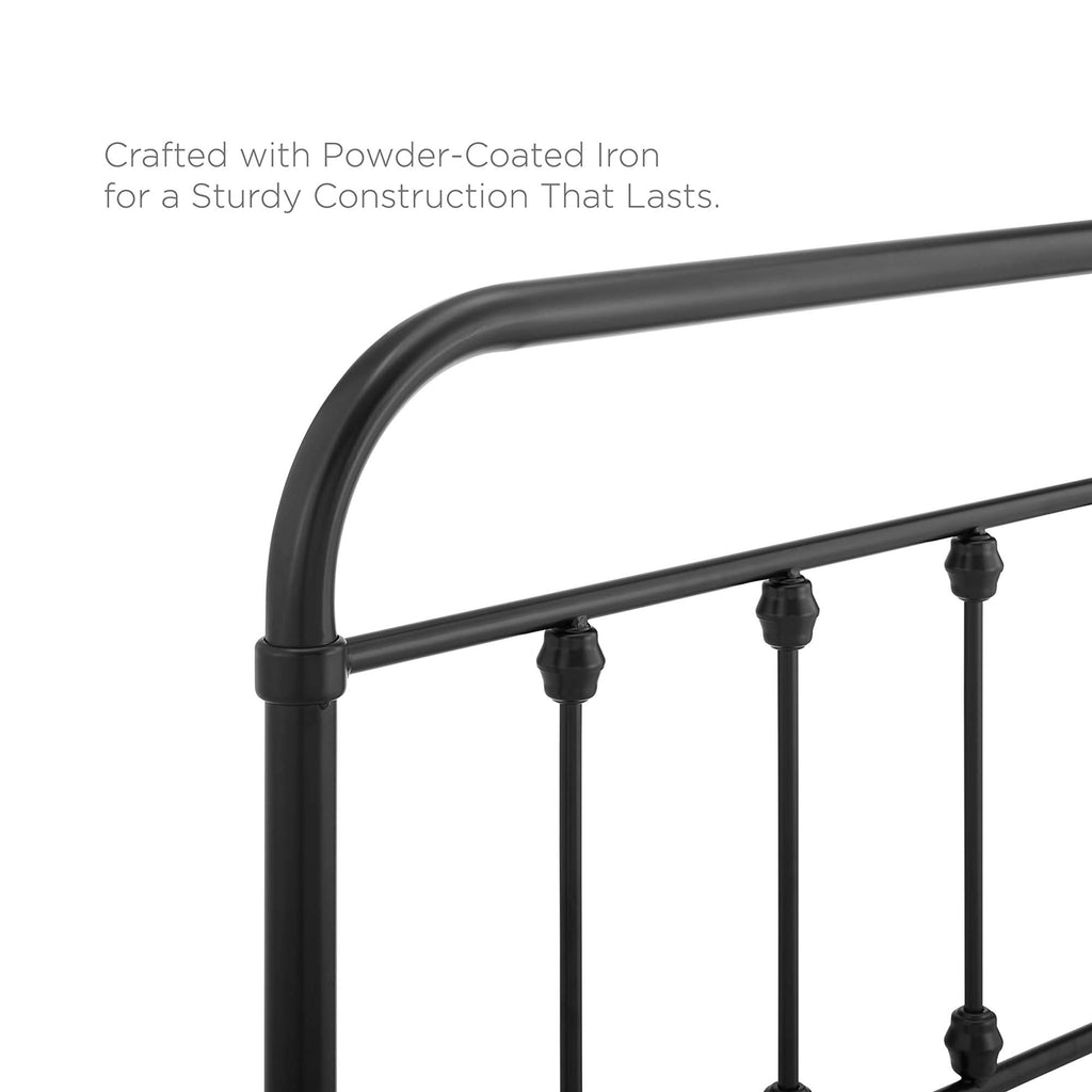 Sage Metal Full Headboard - Black