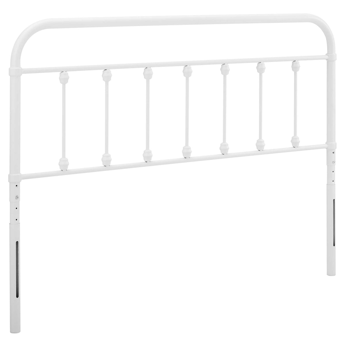 Sage Metal King Headboard - White