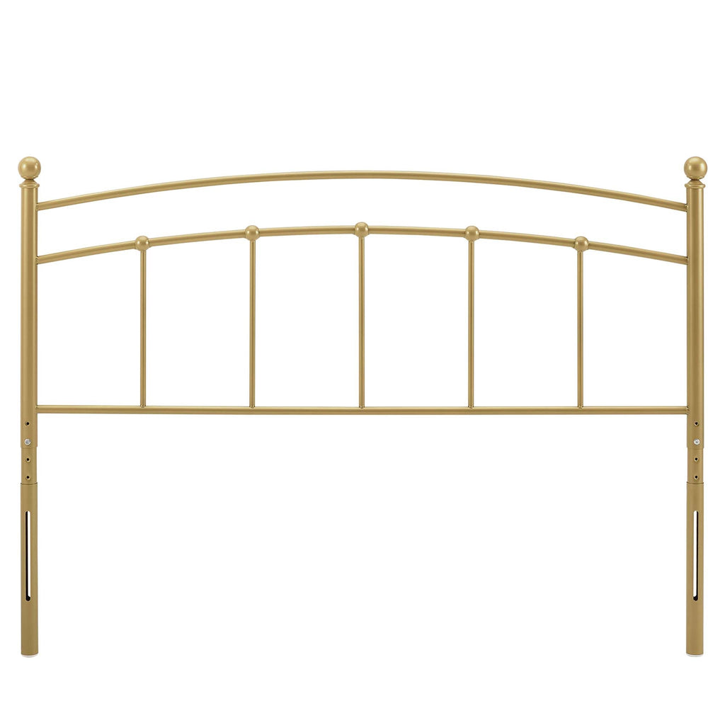 Abigail Metal Headboard - Gold — Gold Twin