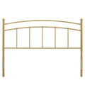 Abigail Metal Headboard - Gold — Gold Twin