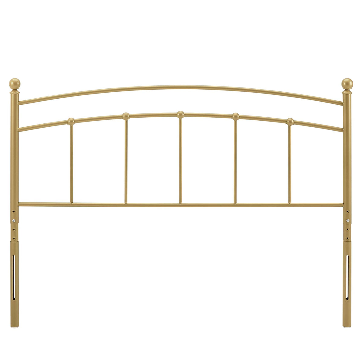 Abigail Metal Headboard - Gold — Gold Twin