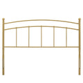 Abigail Metal Queen Headboard - Gold