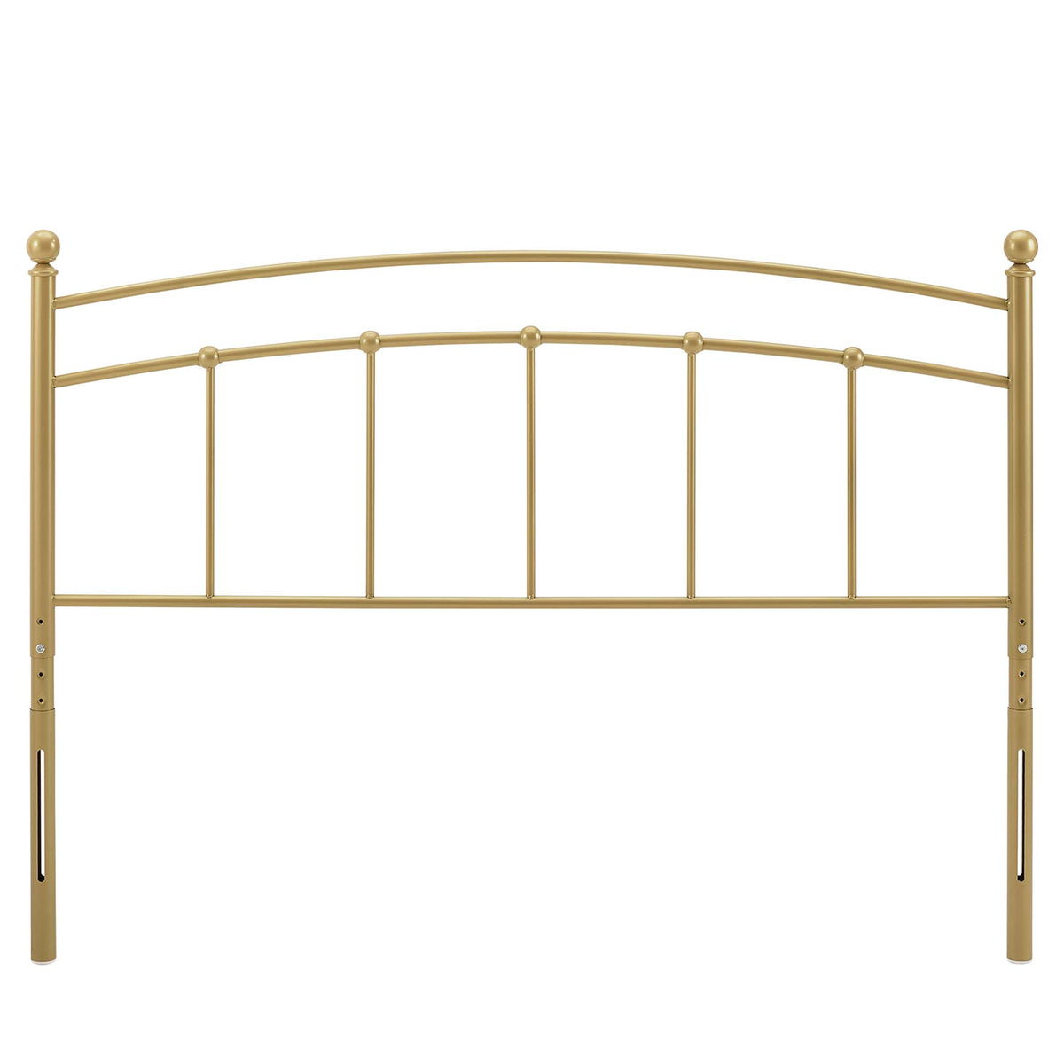 Abigail Metal King Headboard - Gold