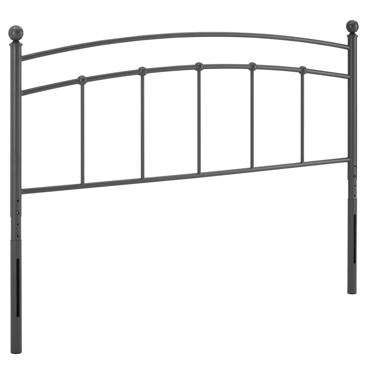Abigail Metal King Headboard - Gray