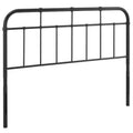 Alessia Metal Headboard - Black — Black Twin