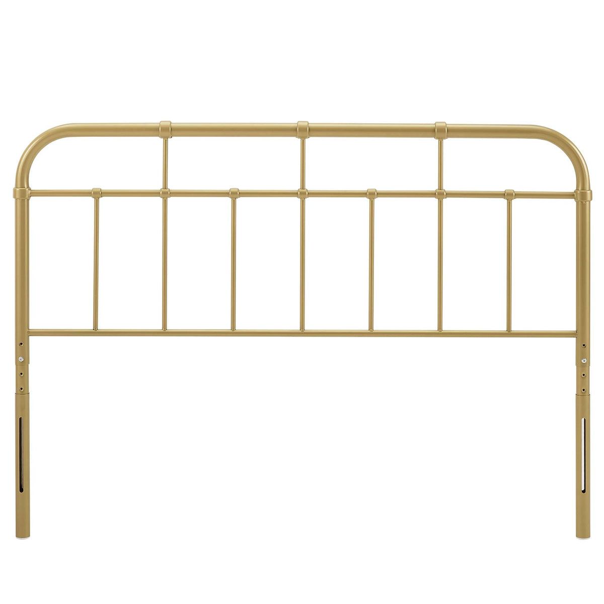 Alessia Metal Headboard - Gold — Gold Twin