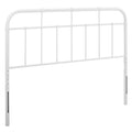 Alessia Metal Twin Headboard - White