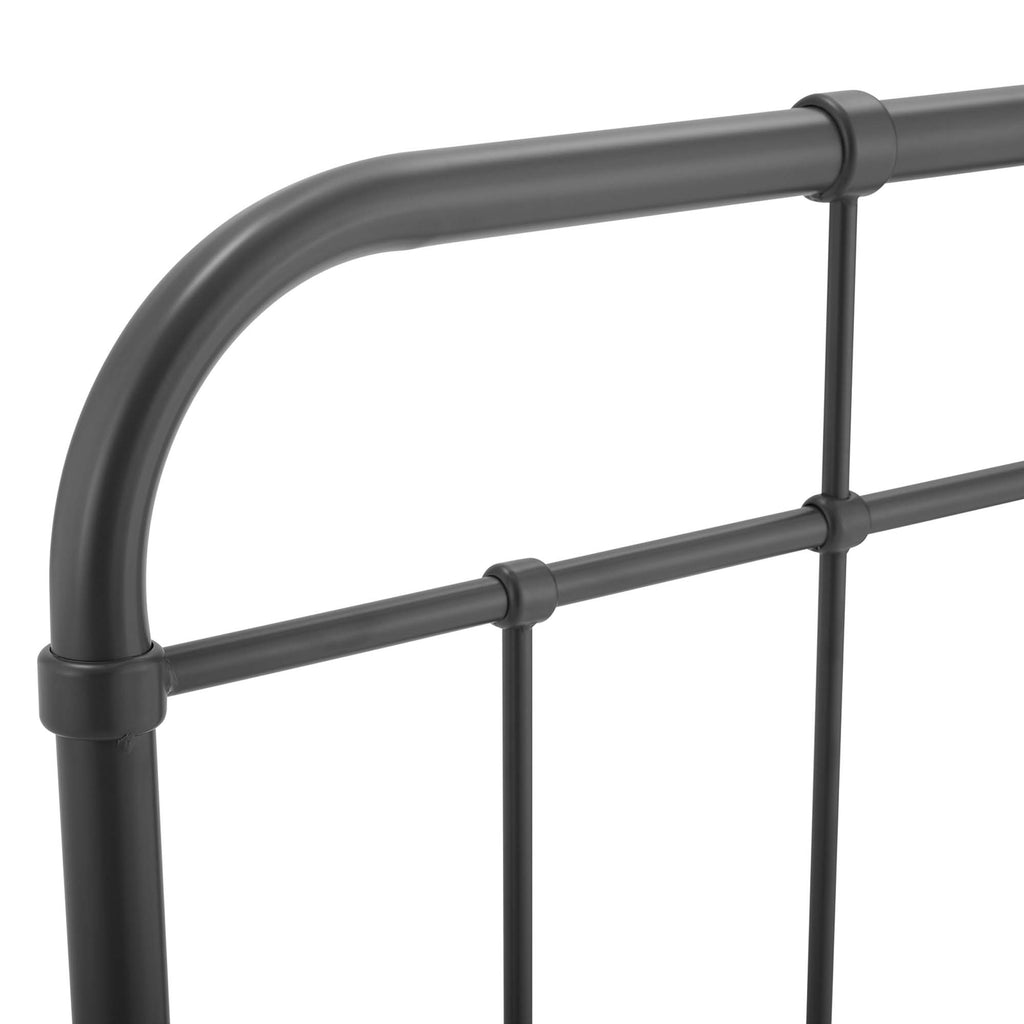 Alessia Metal Queen Headboard - Gray