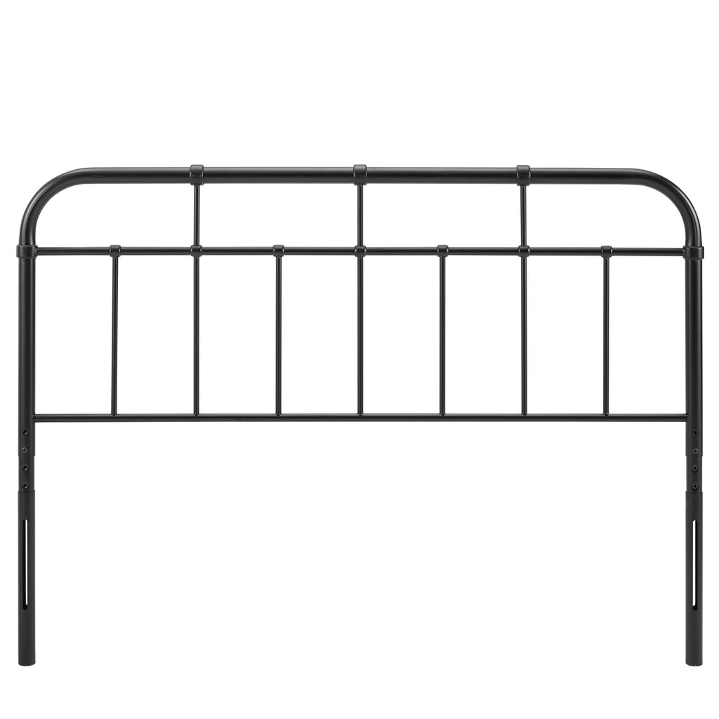 Alessia Metal King Headboard - Black