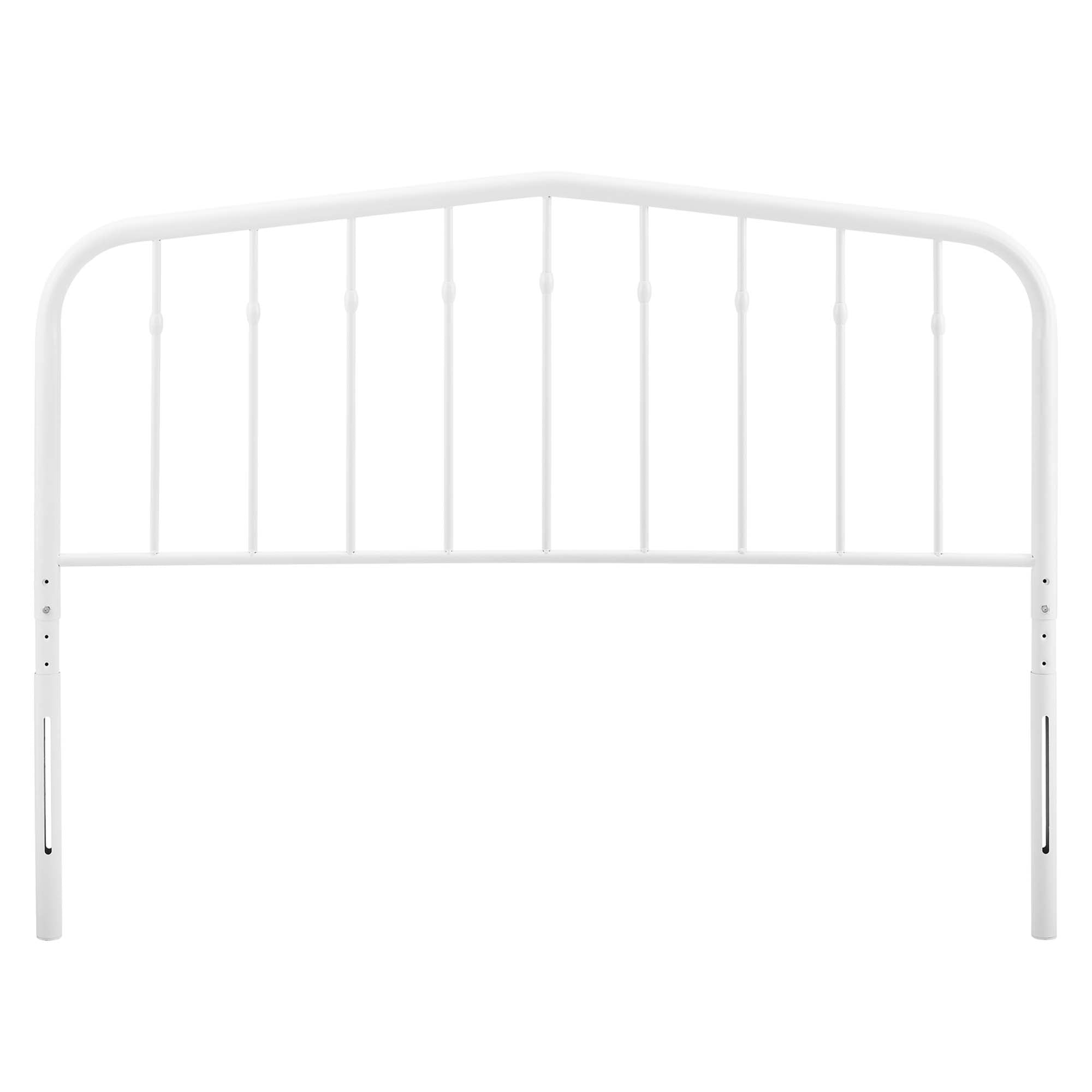 Lennon Metal Twin Headboard - White