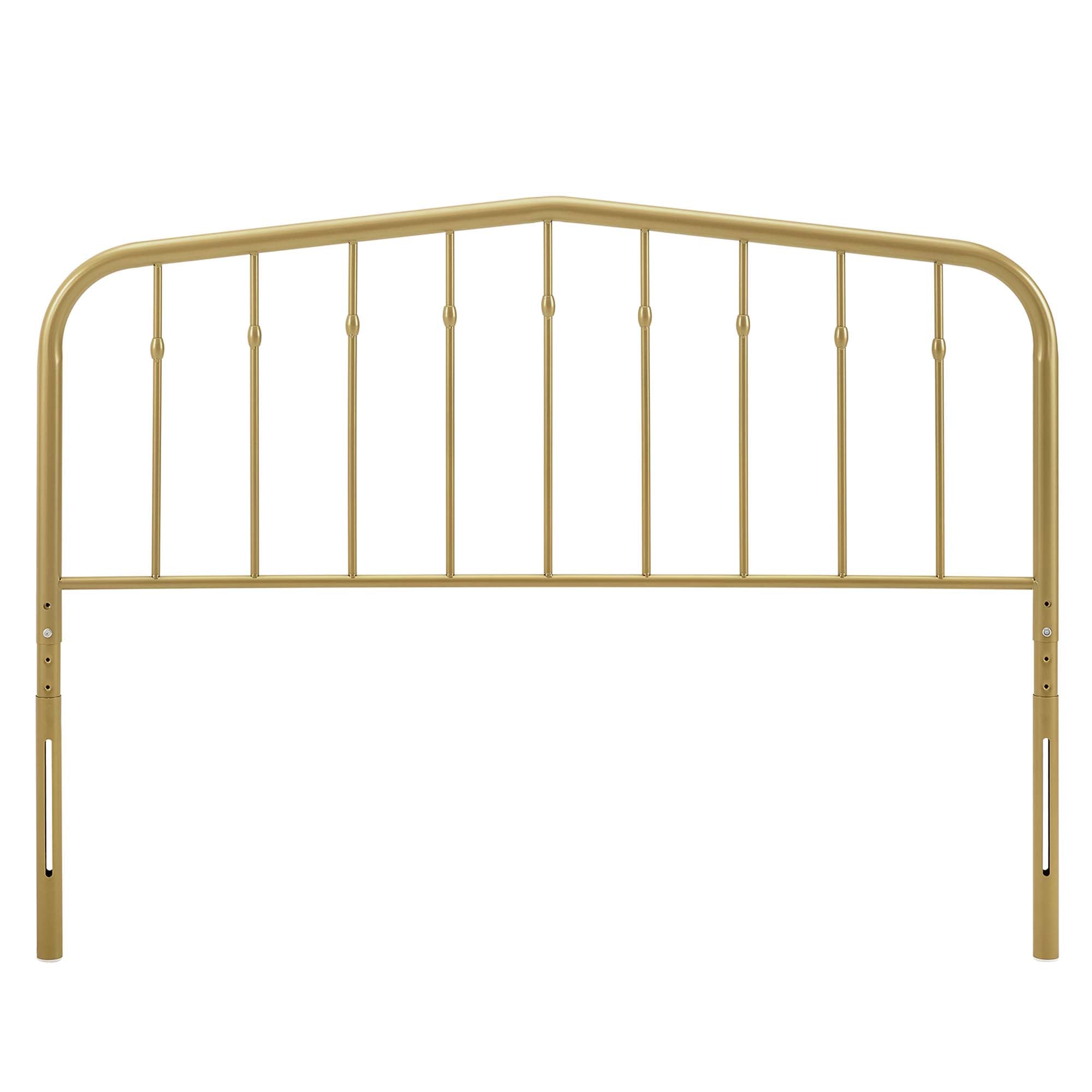 Lennon Metal Full Headboard - Gold