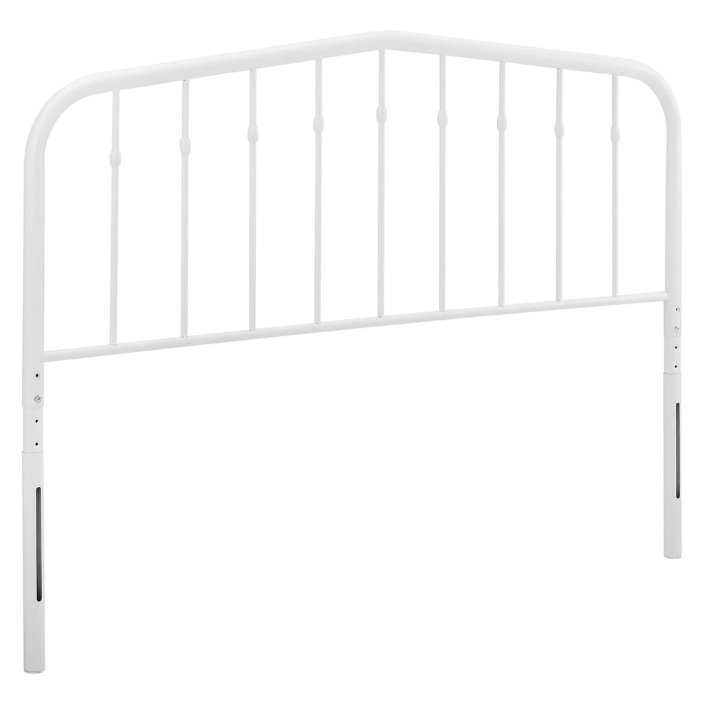 Lennon Metal Full Headboard - White