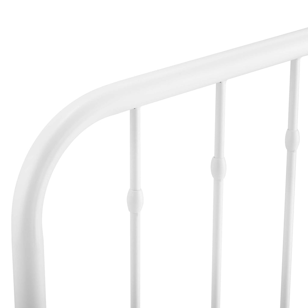 Lennon Metal Full Headboard - White