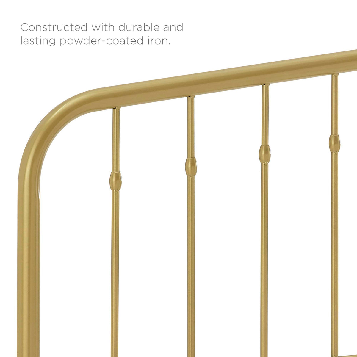 Lennon Metal Queen Headboard - Gold