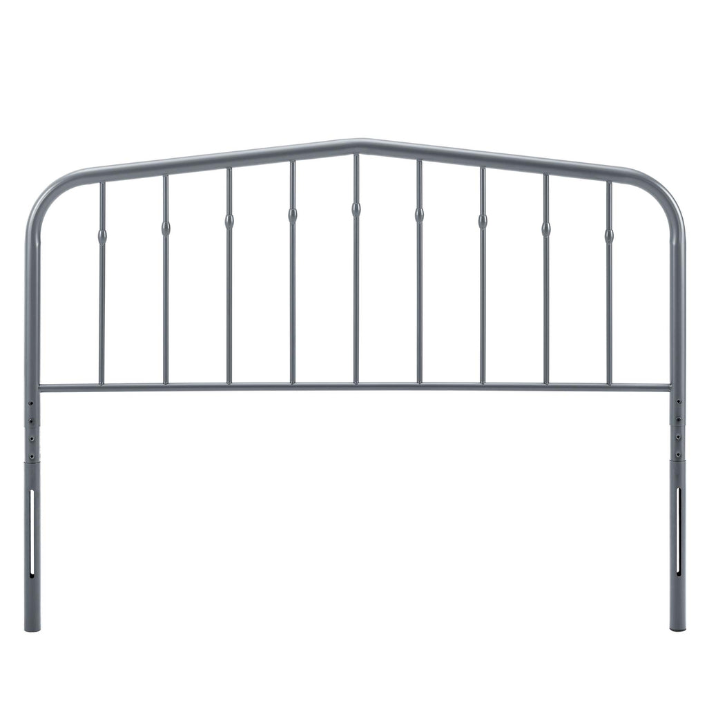 Lennon Metal Queen Headboard - Gray