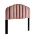 Veronique Performance Velvet Twin Headboard - Dusty Rose