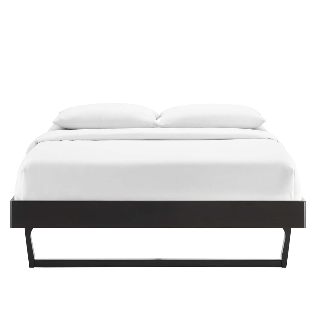 Billie Wood Full Platform Bed Frame - Black