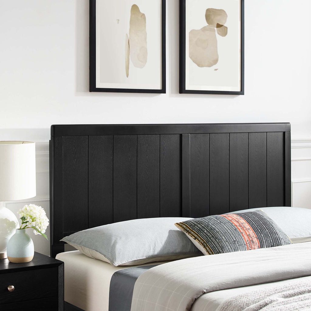 Robbie Wood Twin Headboard - Black