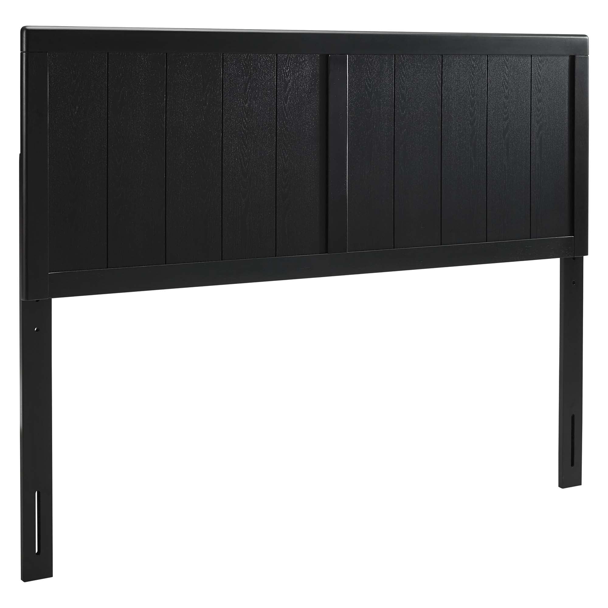 Robbie Wood Full Headboard - Black