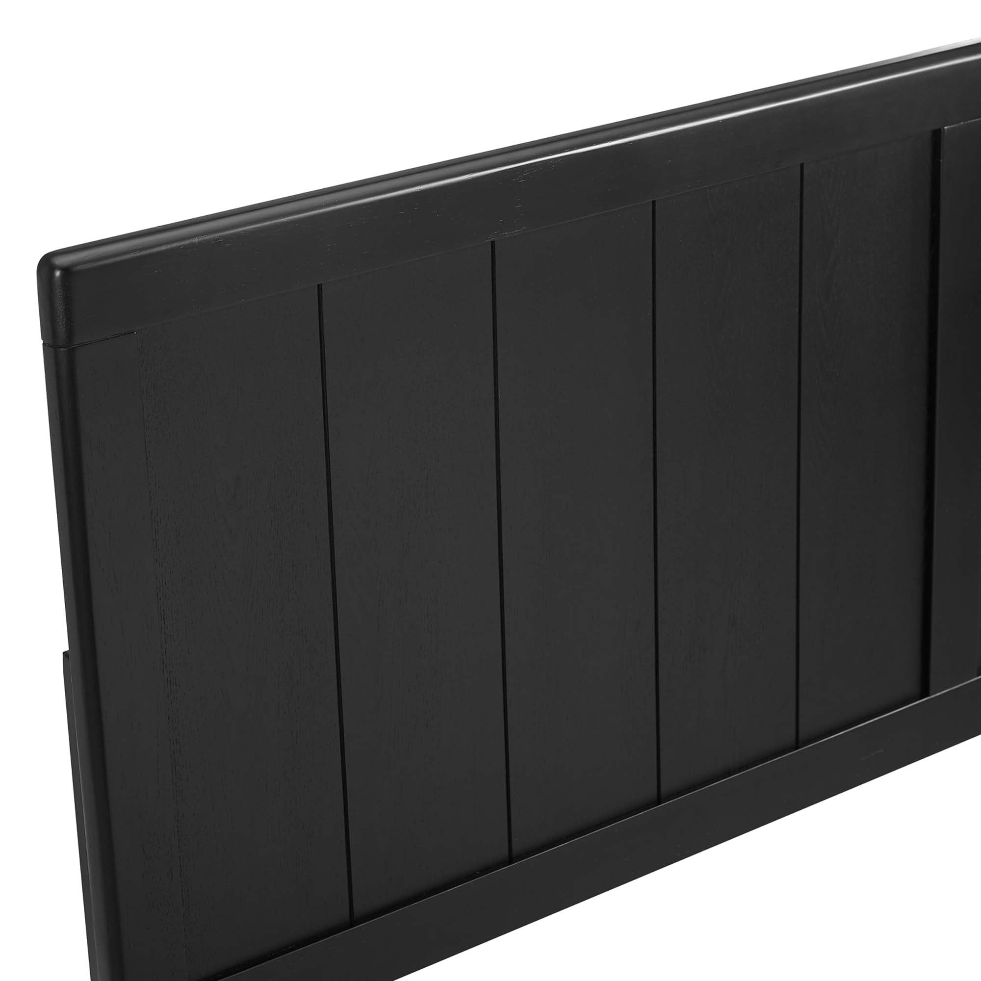 Robbie Wood Queen Headboard - Black