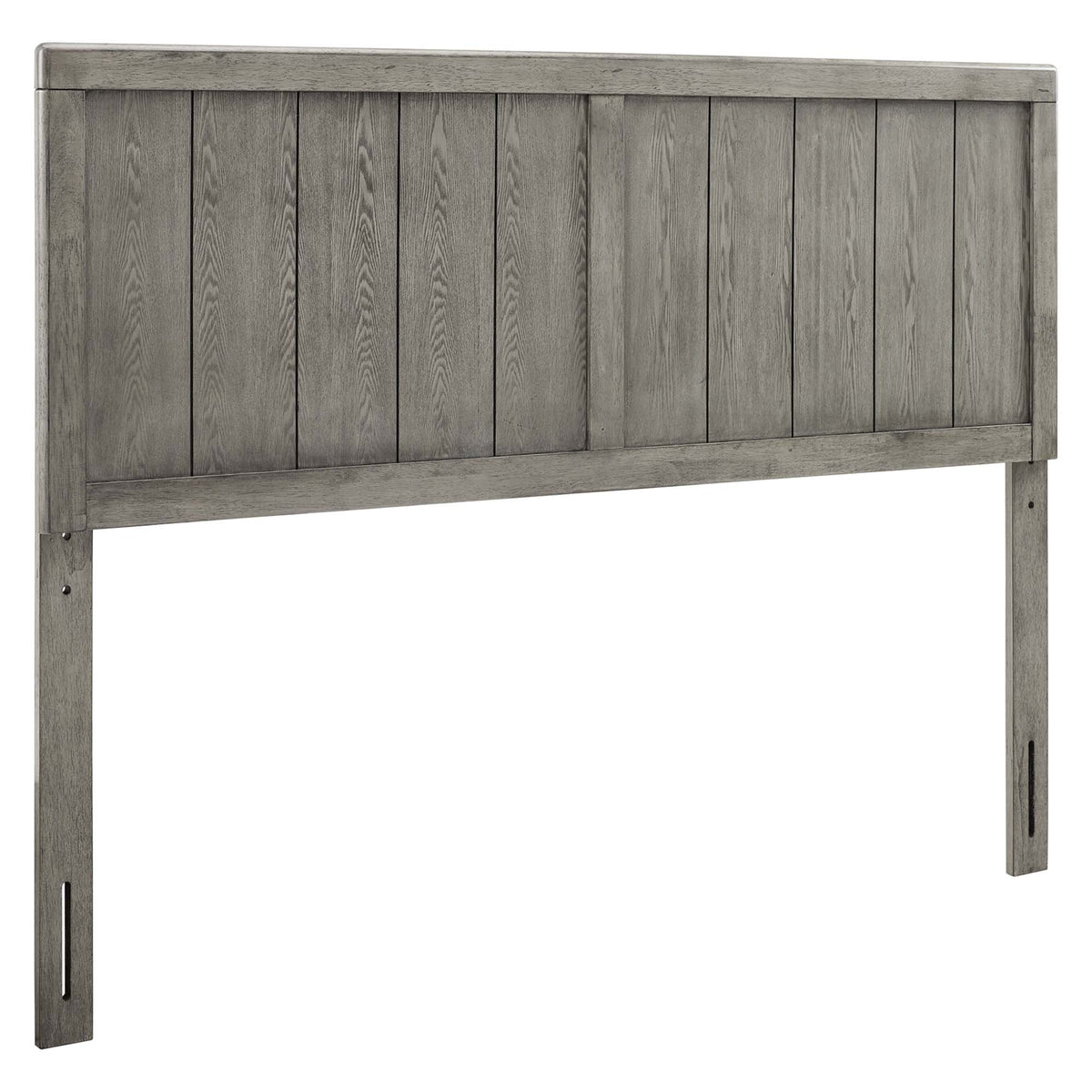 Robbie Wood Queen Headboard - Gray