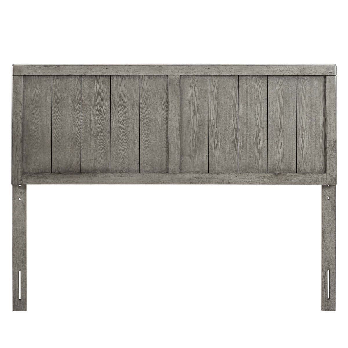Robbie Wood Queen Headboard - Gray