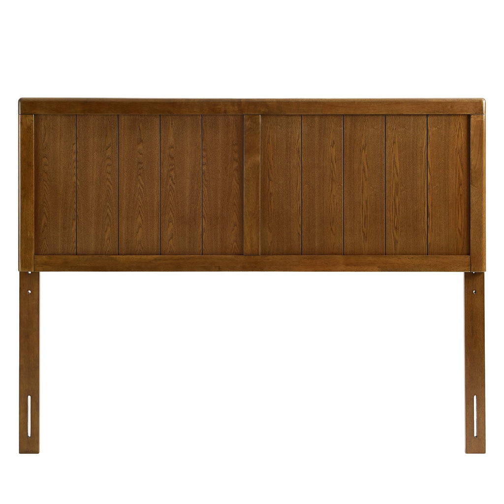 Robbie Wood Queen Headboard - Walnut