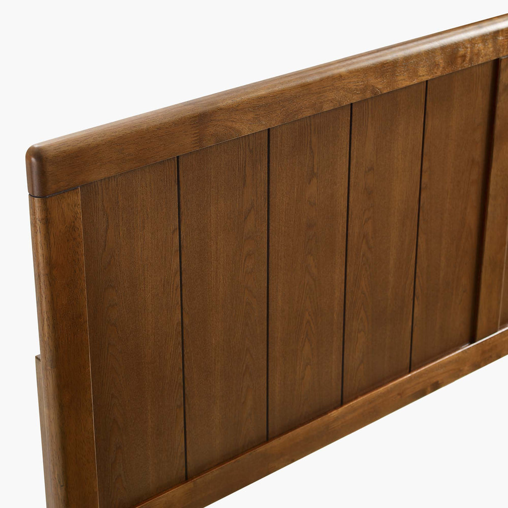 Robbie Wood Queen Headboard - Walnut