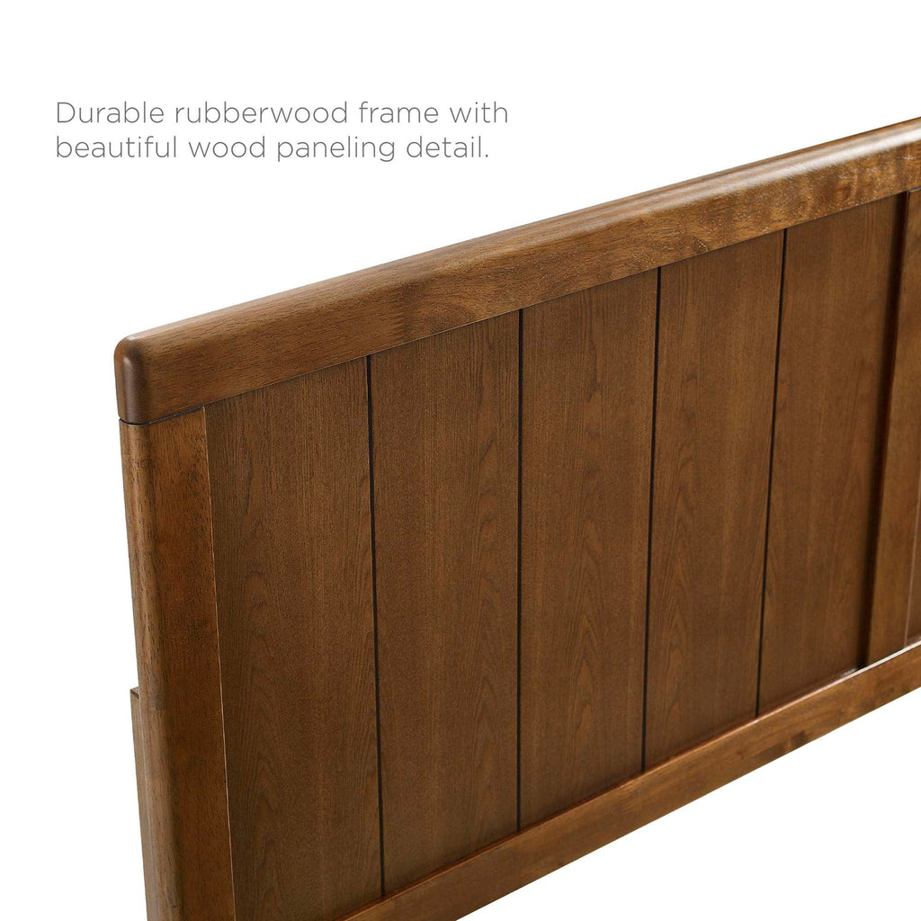 Robbie Wood Queen Headboard - Walnut