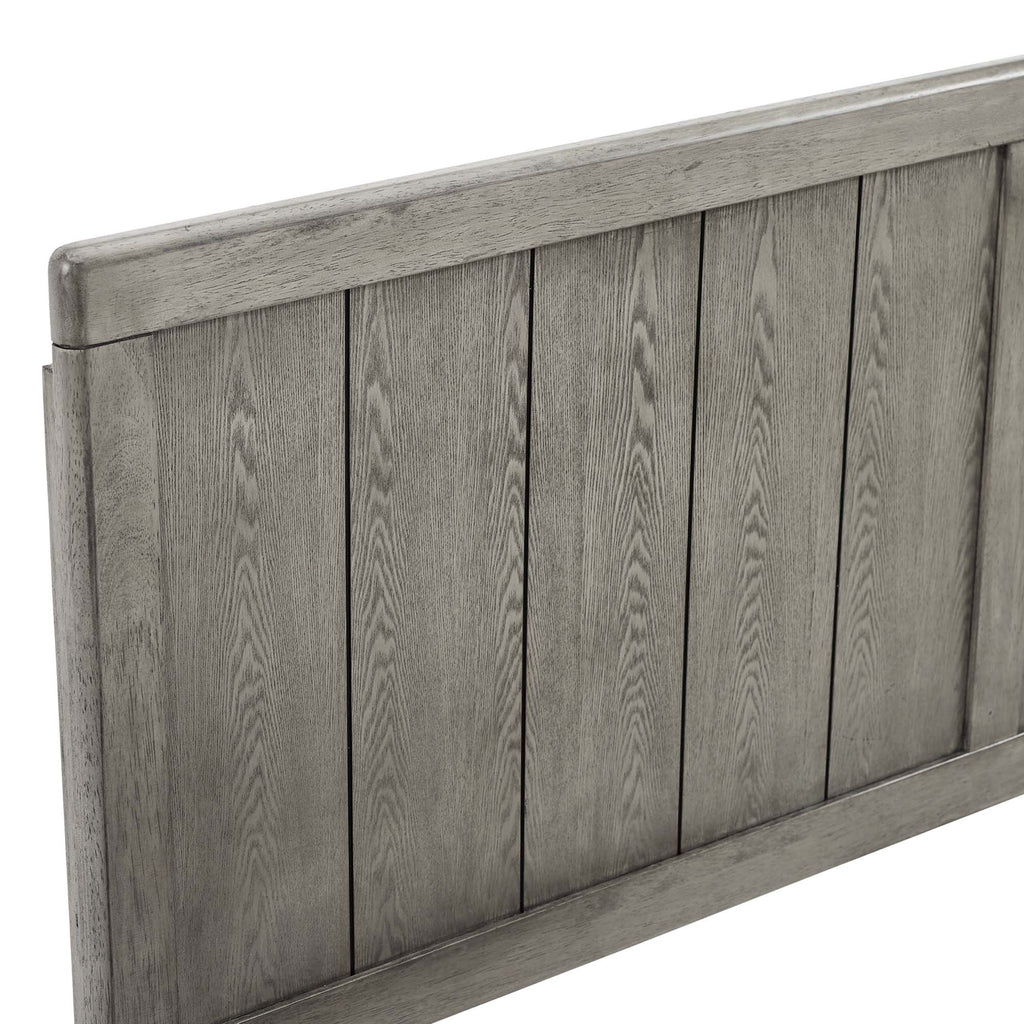 Robbie Wood King Headboard - Gray