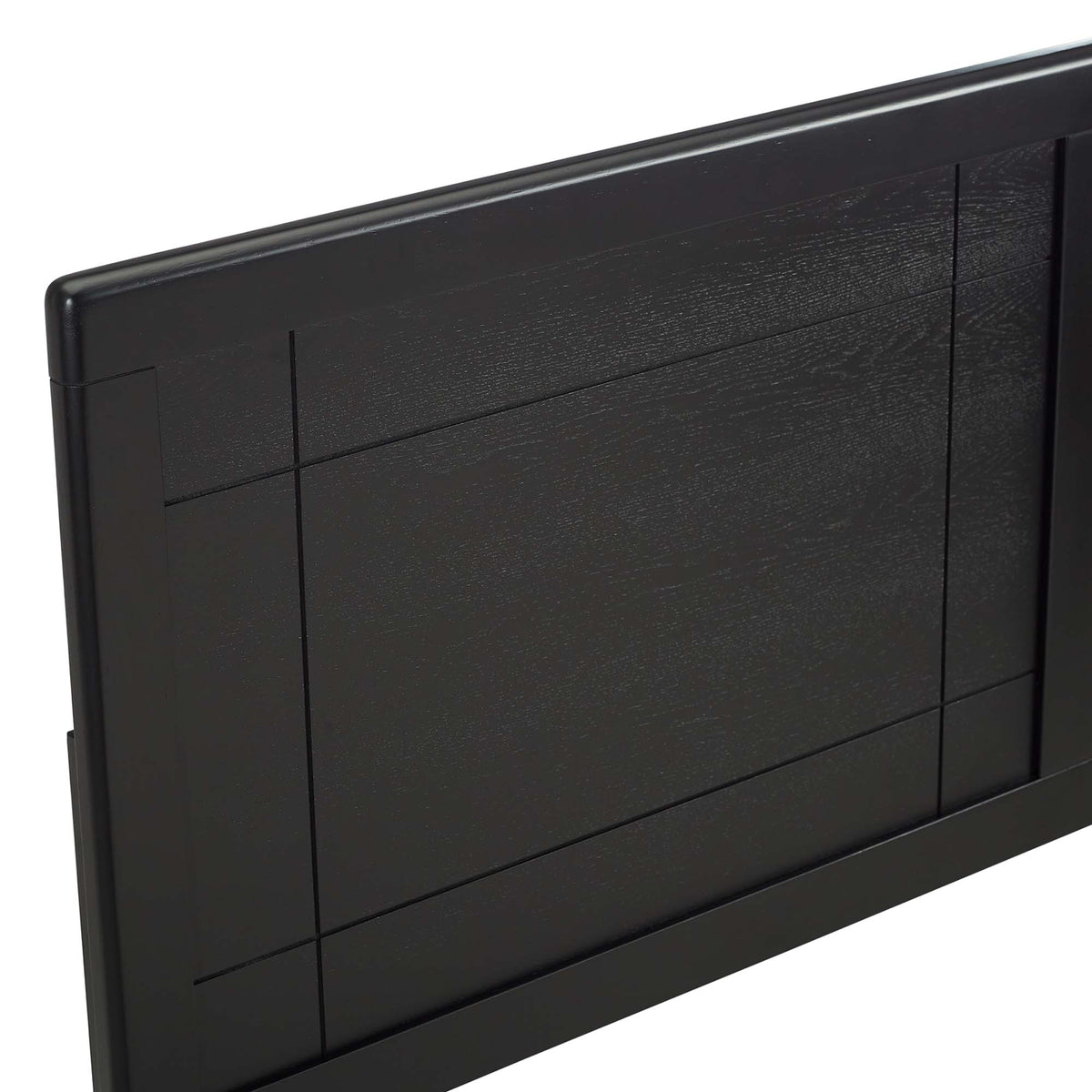 Archie Wood Full Headboard - Black