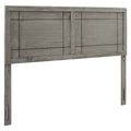 Archie Wood Queen Headboard - Gray