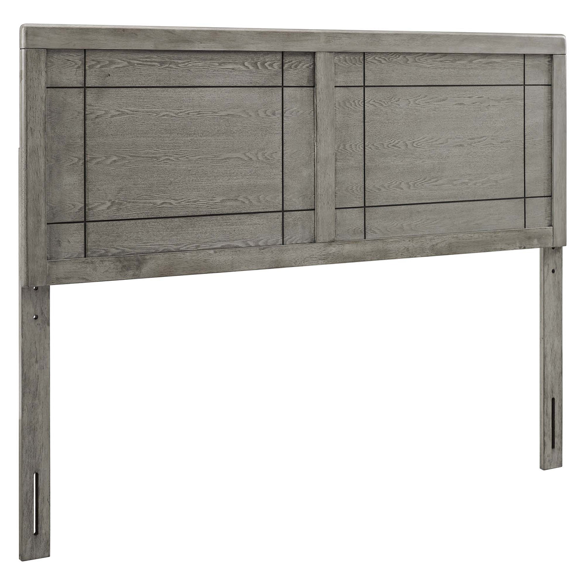 Archie Wood Queen Headboard - Gray