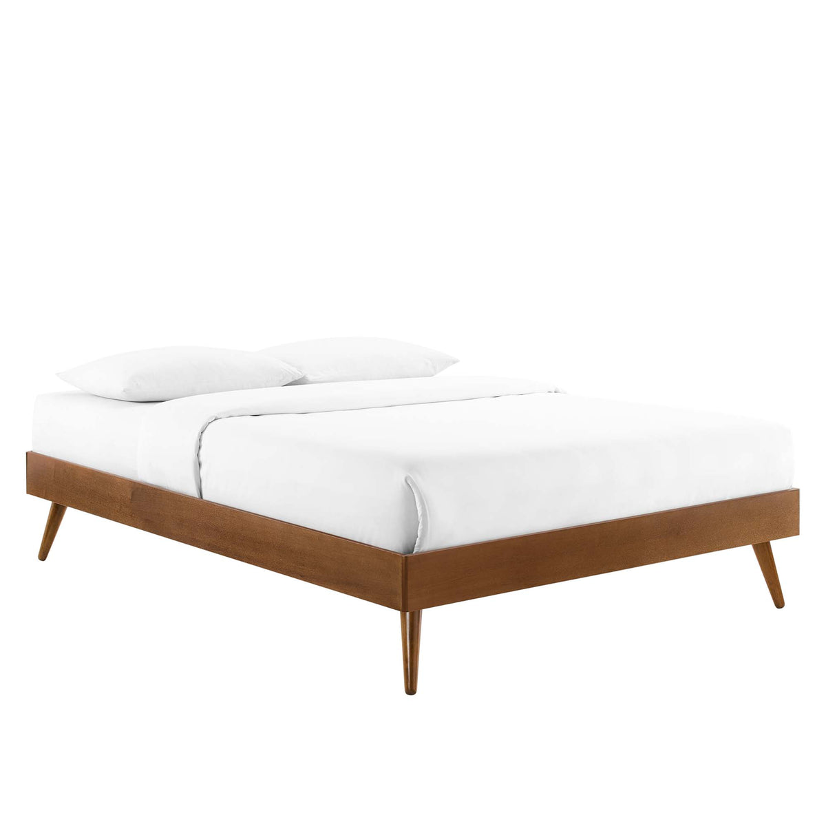Margo Wood Twin Platform Bed Frame - Walnut