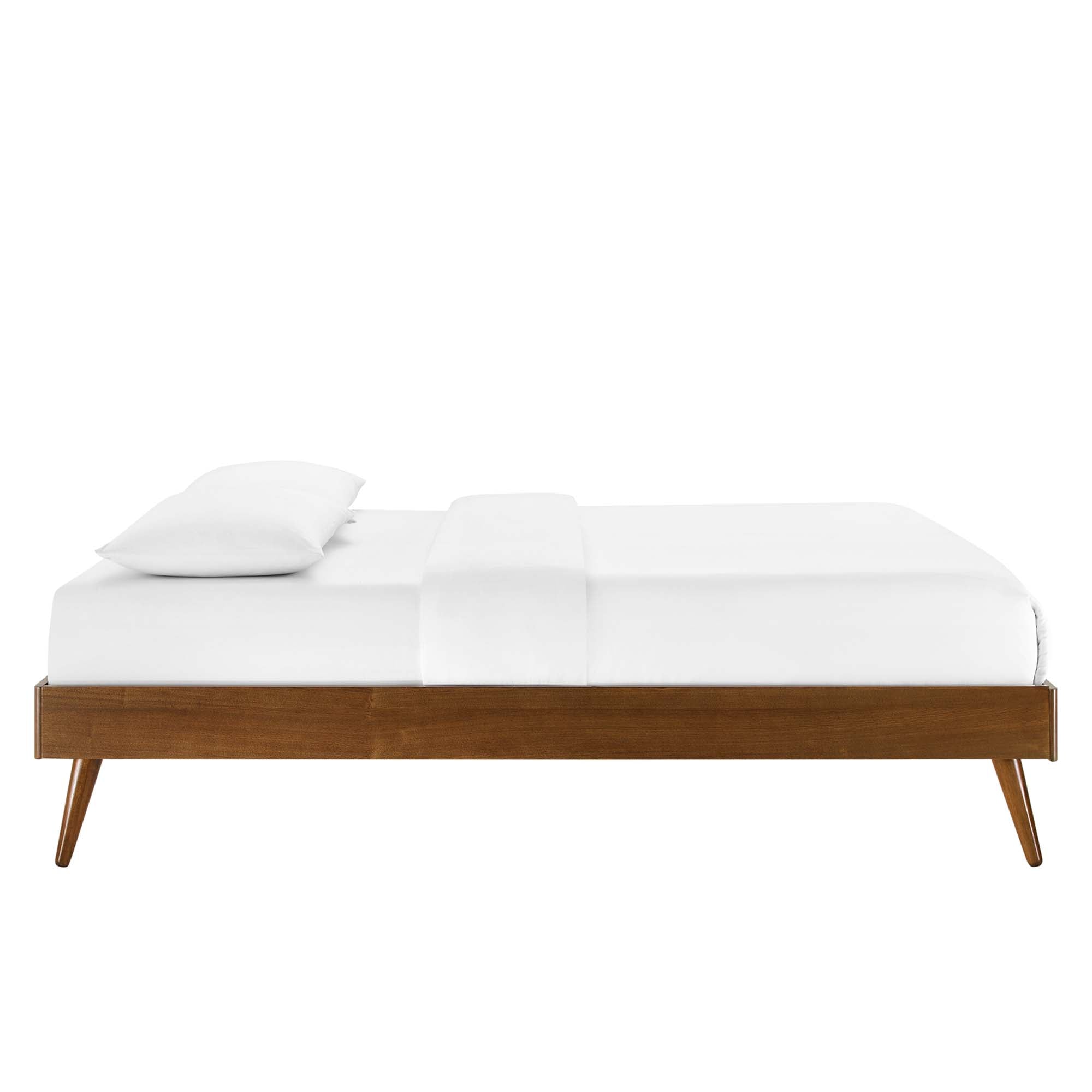 Margo Wood Twin Platform Bed Frame - Walnut