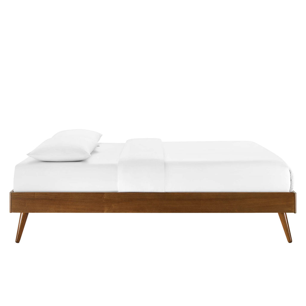 Margo Wood Full Platform Bed Frame - Walnut