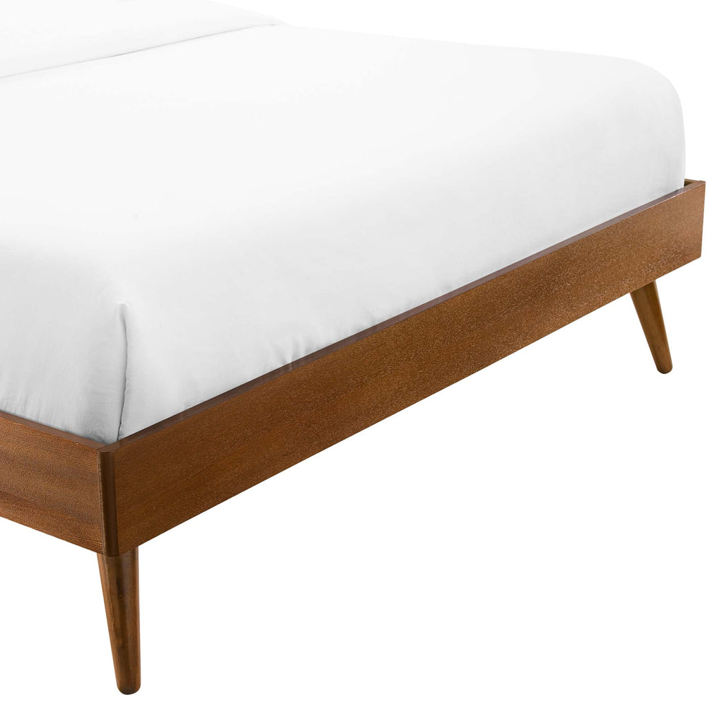 Margo Wood Full Platform Bed Frame - Walnut