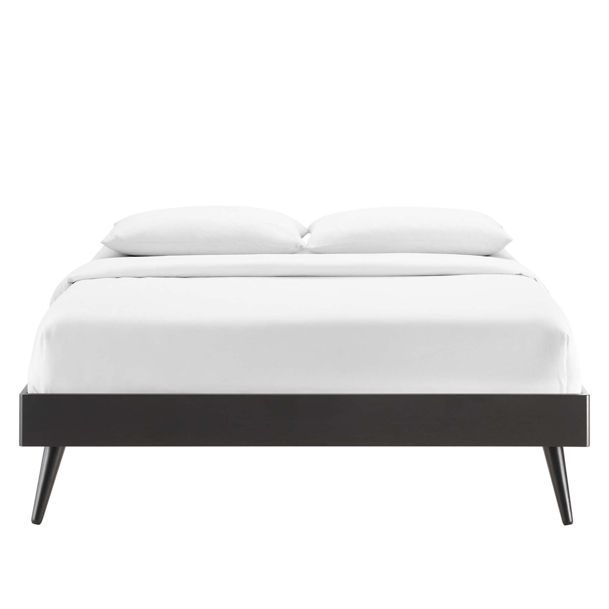 Margo Wood Queen Platform Bed Frame - Black