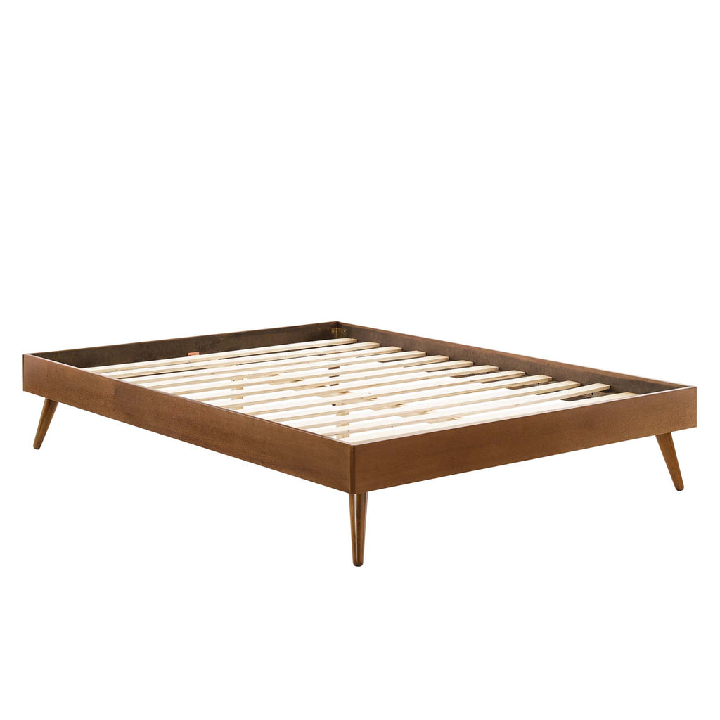 Margo Wood Queen Platform Bed Frame - Walnut