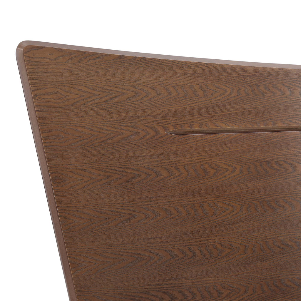 Astra Wood Queen Platform Bed - Walnut