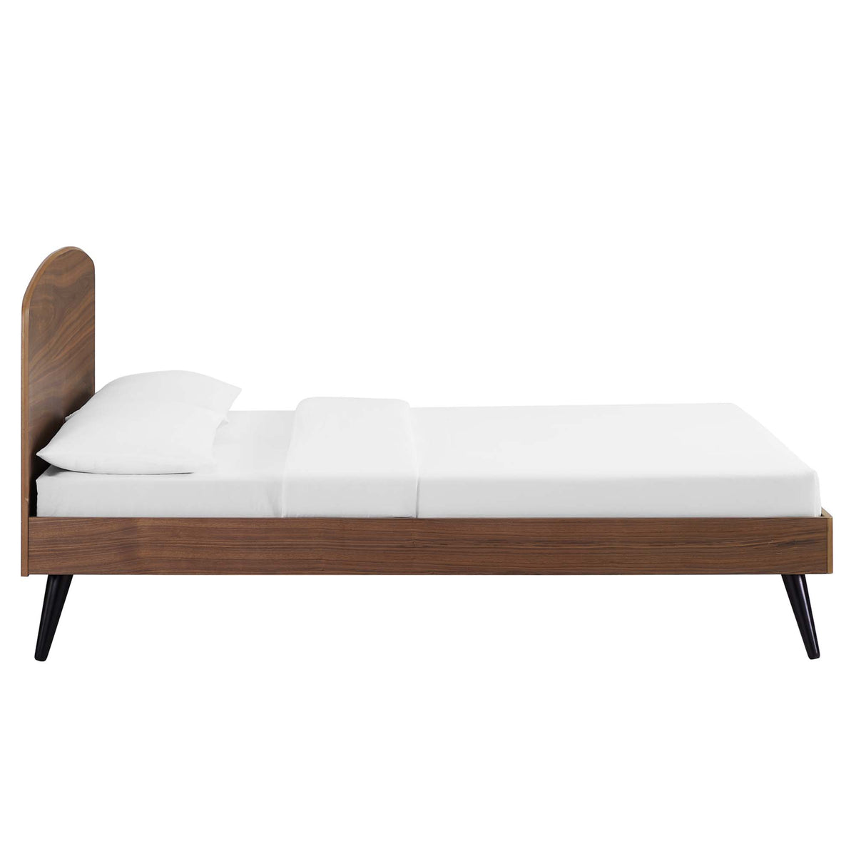 Bronwen Wood Queen Platform Bed - Walnut