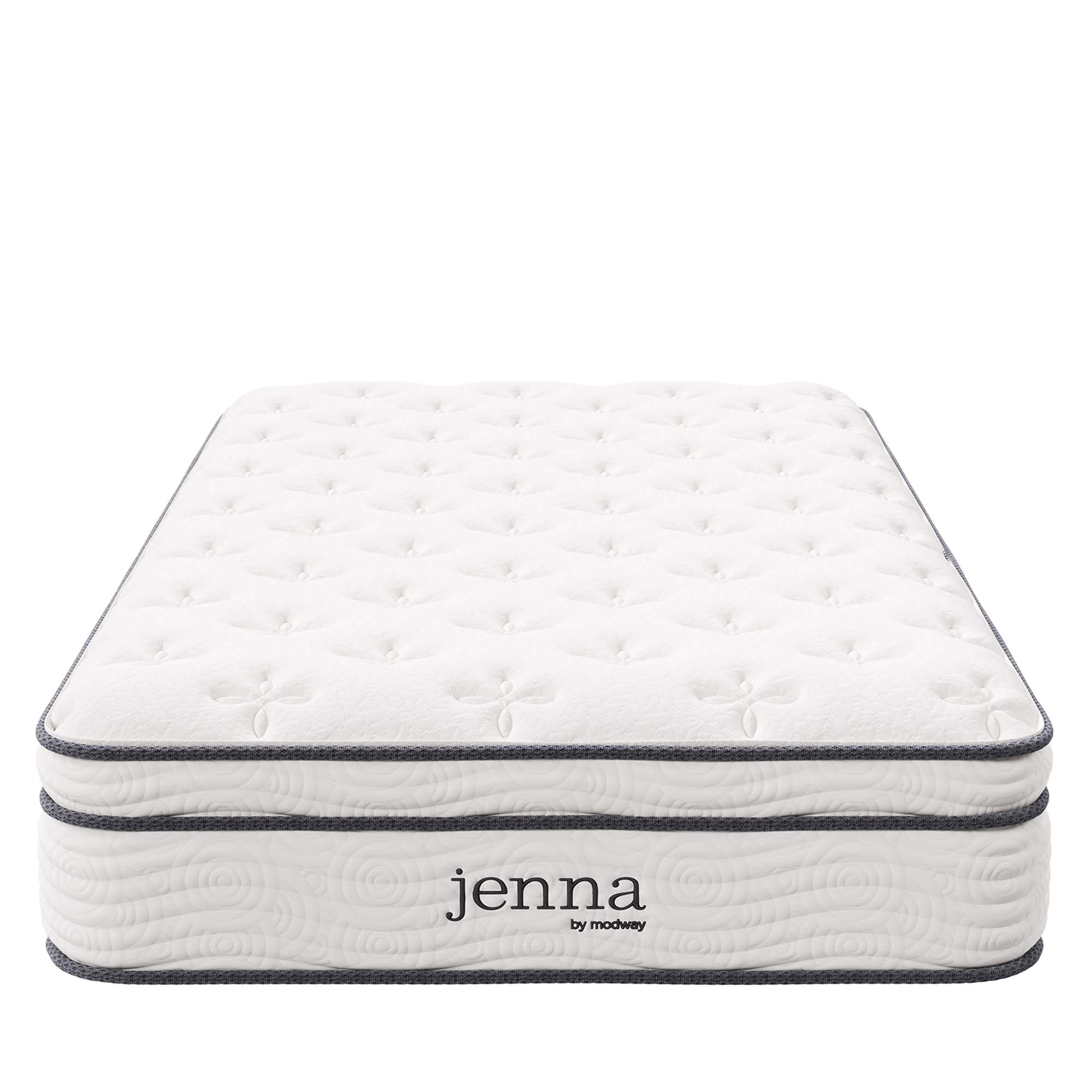 Jenna 10" Innerspring and Foam Twin XL Mattress - White