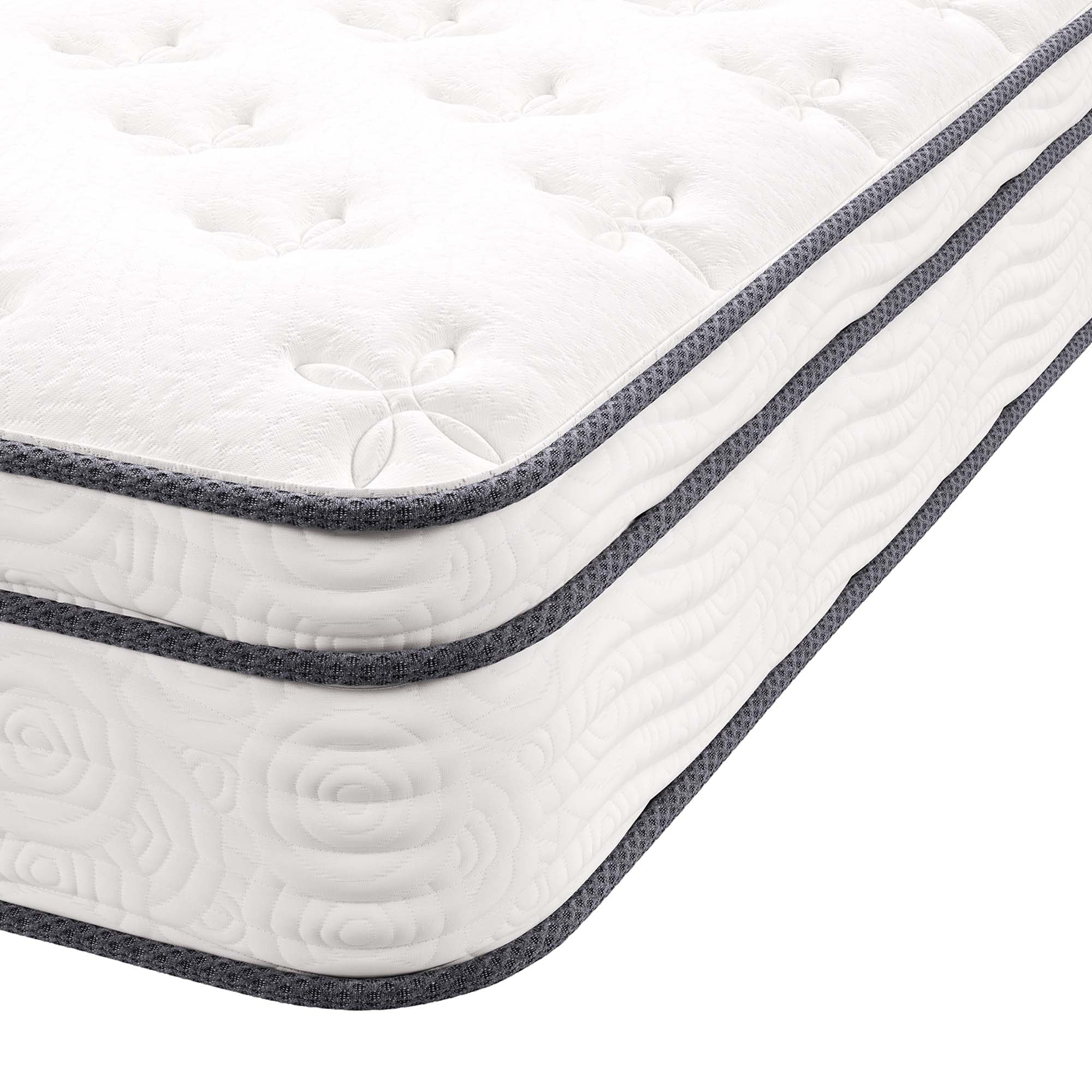 Jenna 10" Innerspring and Foam Twin XL Mattress - White