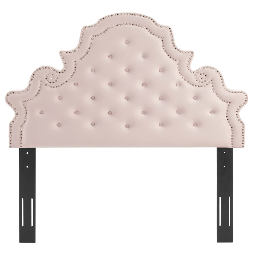 Diana Tufted Performance Velvet Full/Queen Headboard - Pink