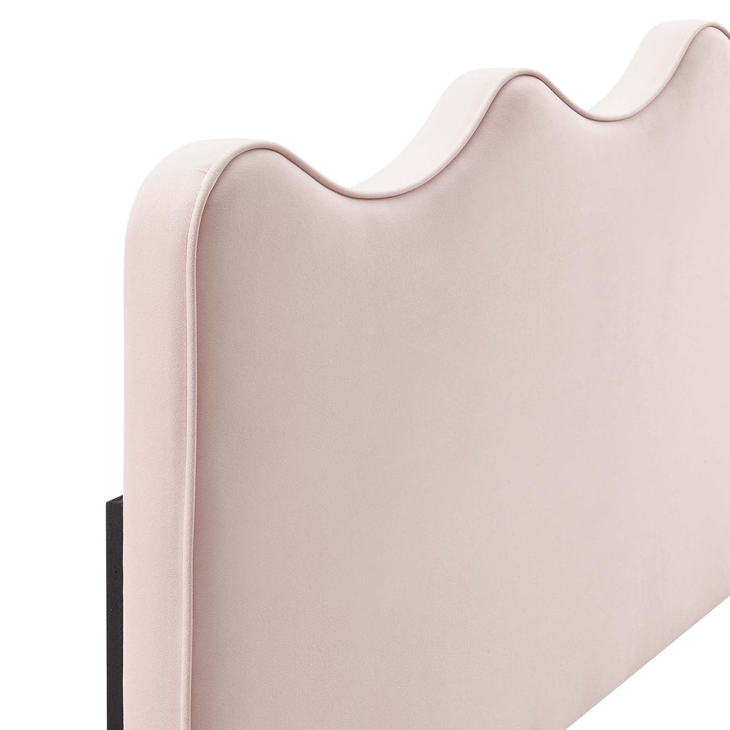 Athena Performance Velvet Twin Headboard - Pink