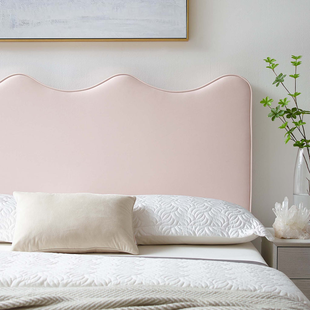 Athena Performance Velvet Twin Headboard - Pink