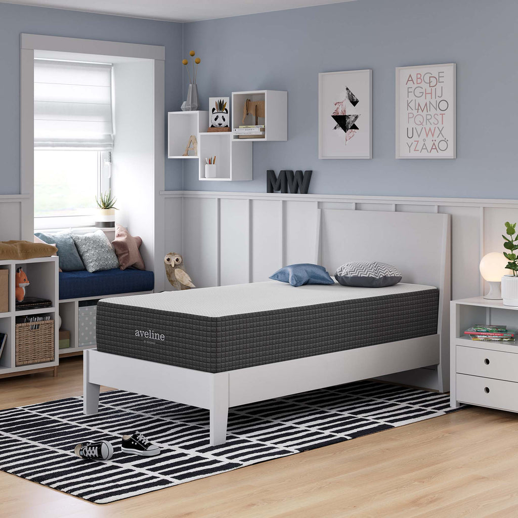 Aveline 12" Memory Foam Twin Mattress - White