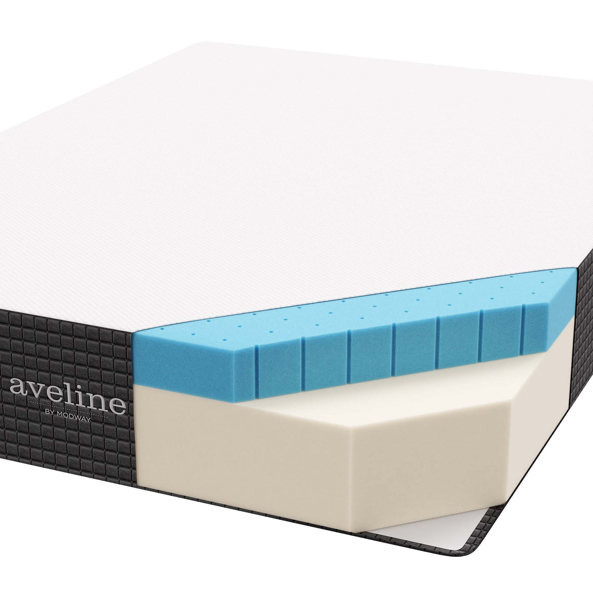 Aveline 12" Memory Foam Twin Mattress - White