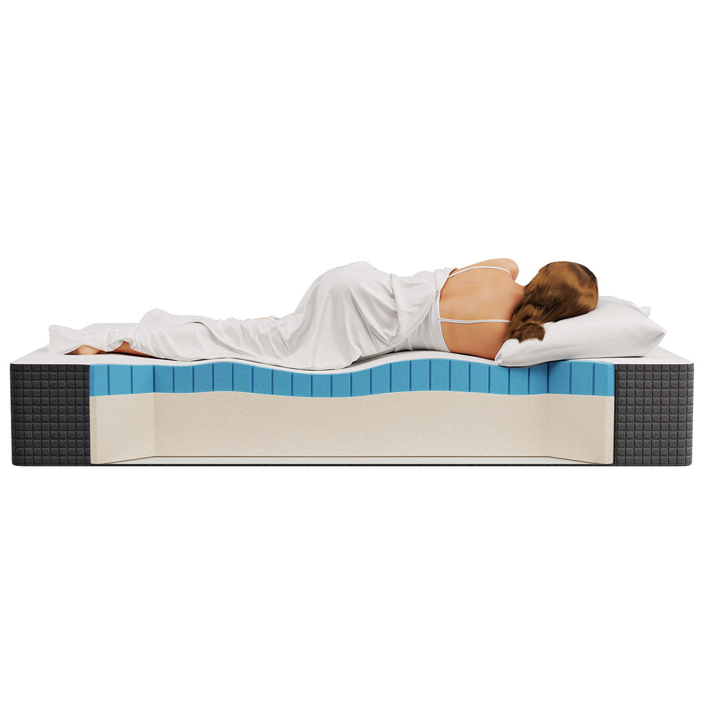 Aveline 12" Memory Foam Twin Mattress - White
