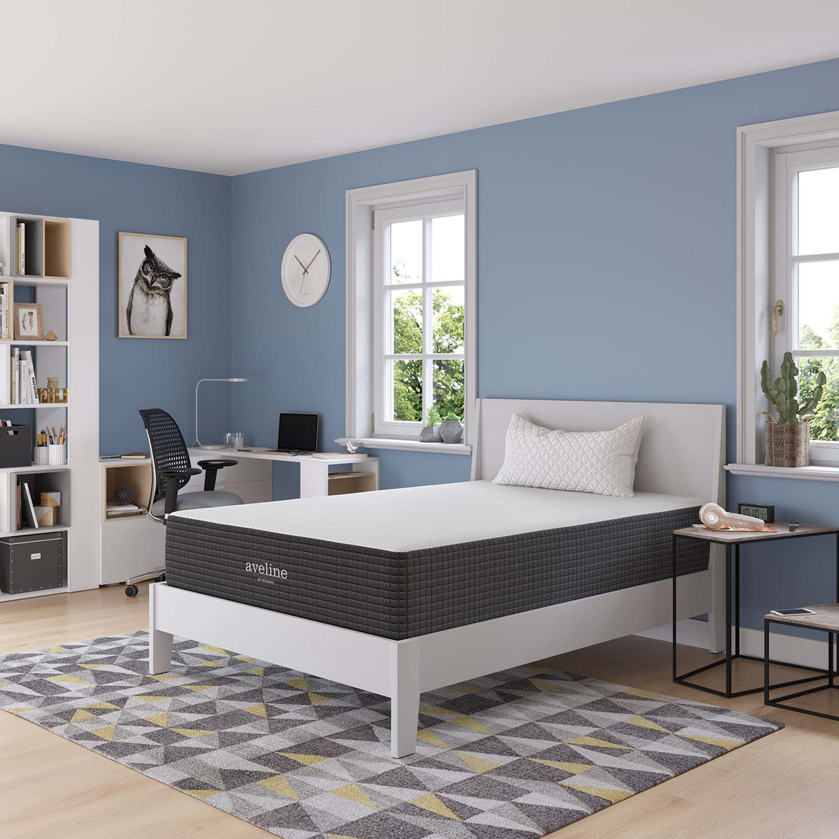 Aveline 12" Memory Foam Full Mattress - White